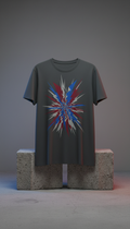 Distortion Red Graphic Tee